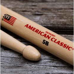 VIC FIRTH 5B BAQUETA PUNTA DE MADERA