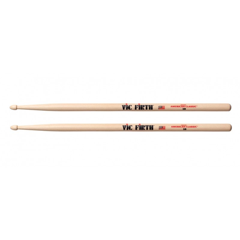 VIC FIRTH 5B BAQUETA PUNTA DE MADERA