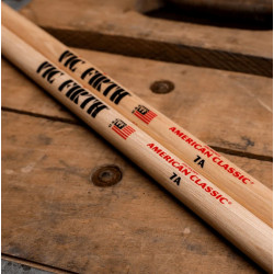 VIC FIRTH 7A BAQUETA PUNTA MADERA