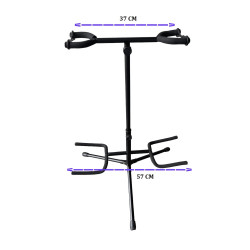 HAMILTON KB420G ATRIL DOBLE PARA GUITARRAS Y BAJO