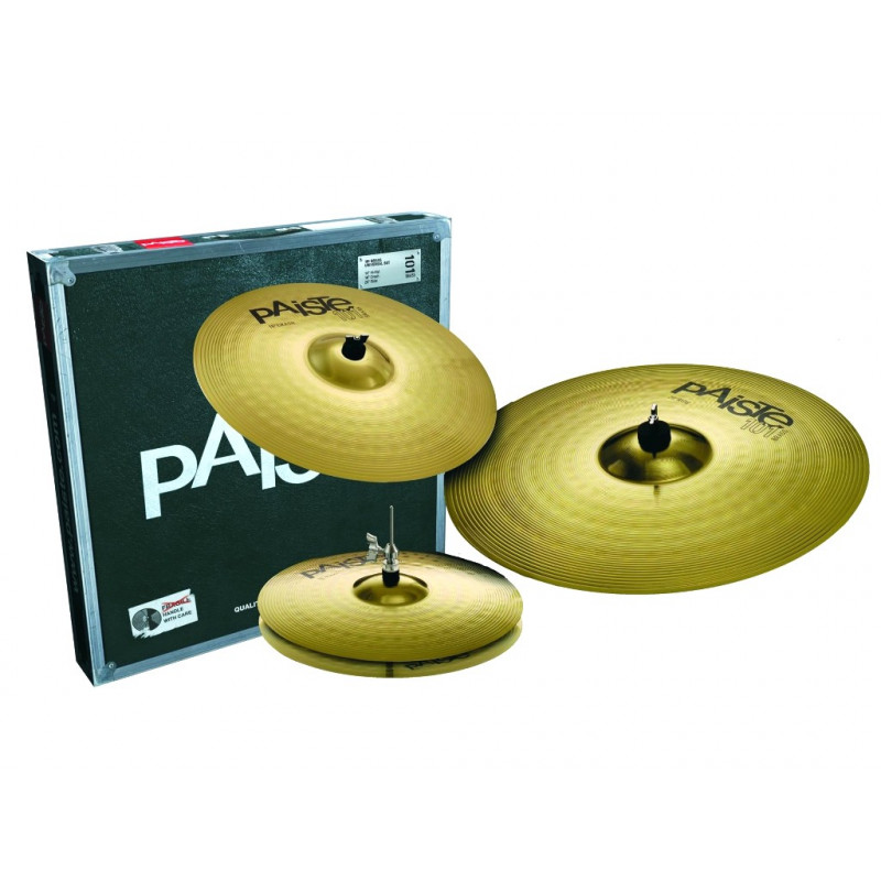 HI HAT 14"+CRASH 16"+RIDE 20" PAISTE 101 SET UNIVERSAL