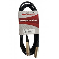 CABLE MICRÓFONO 3 MTS XLR...