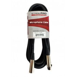 CABLE MICRÓFONO 6 MTS XLR...