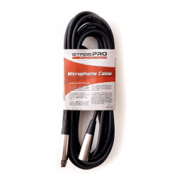 CABLE MICRÓFONO 6 MTS XLR MACHO/HEMBRA STAGEPRO SPG20ML
